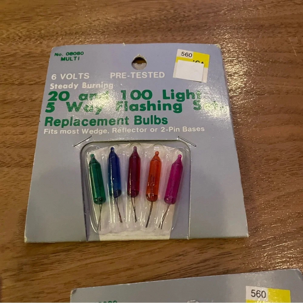 7 packs Christmas light replacement bulbs
